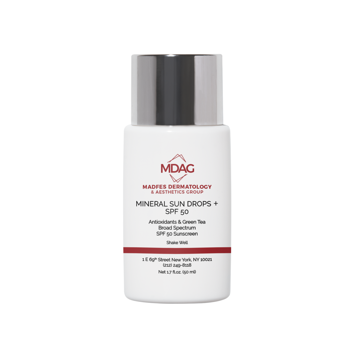 Madfes Dermatology & Aesthetics Group - Mineral Antioxidant Sun Drops Broad Spectrum SPF 50 Sunscreen