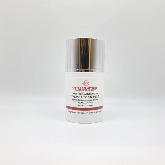 Madfes Dermatology & Aesthetics Group - AHA + Urea Intensive Therapeutic Ointment: Repair and Soften Dry, Bumpy, Scaly Skin, 15% AHA + Urea USP