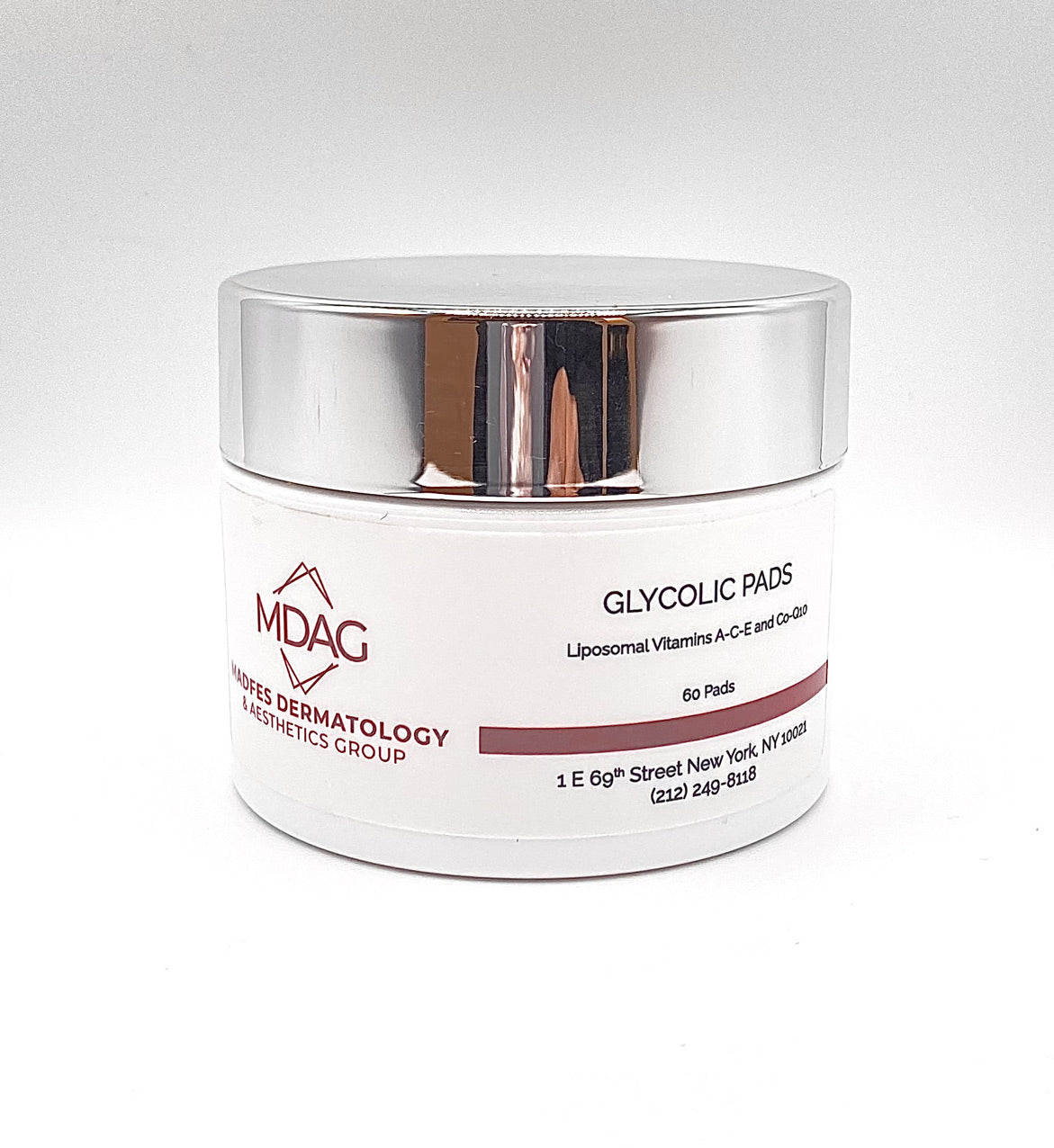 Madfes Dermatology & Aesthetics Group - Glycolic Pads Liposomal Vitamins A-C-E and CO-Q10