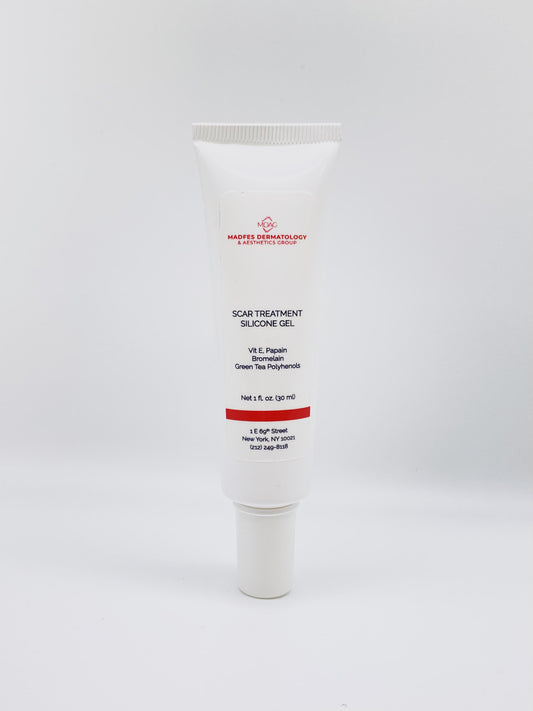 Madfes Dermatology & Aesthetics Group - Scar Treatment Silicone Gel: VIT E, Papain, Bromelain, Green Tea Polyhenols