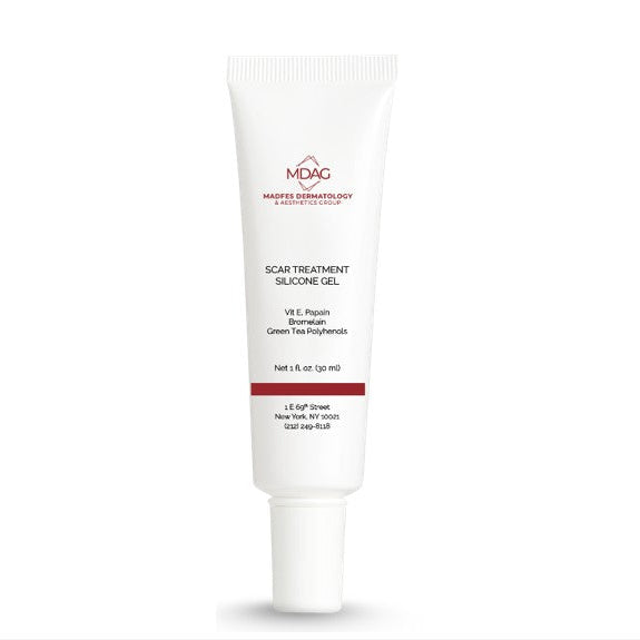 Madfes Dermatology & Aesthetics Group - Scar Treatment Silicone Gel: VIT E, Papain, Bromelain, Green Tea Polyhenols