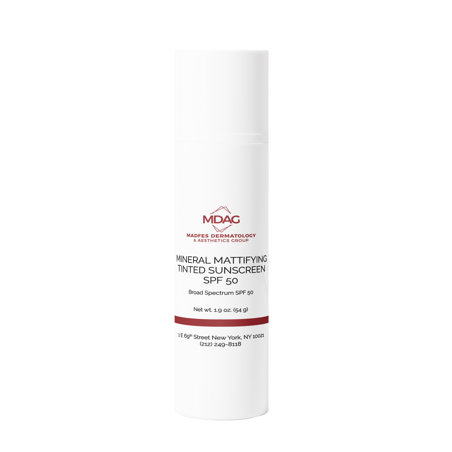 Madfes Dermatology & Aesthetics Group - Mineral Mattifying (Matte) Tinted Sunscreen SPF 50